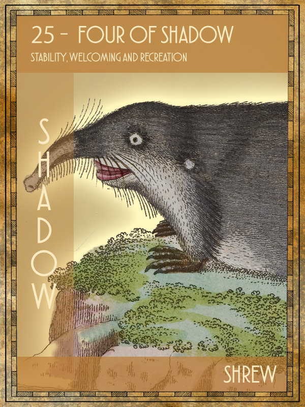 Animal Tarot Shrew