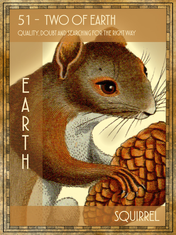 Animal Tarot Squirrel