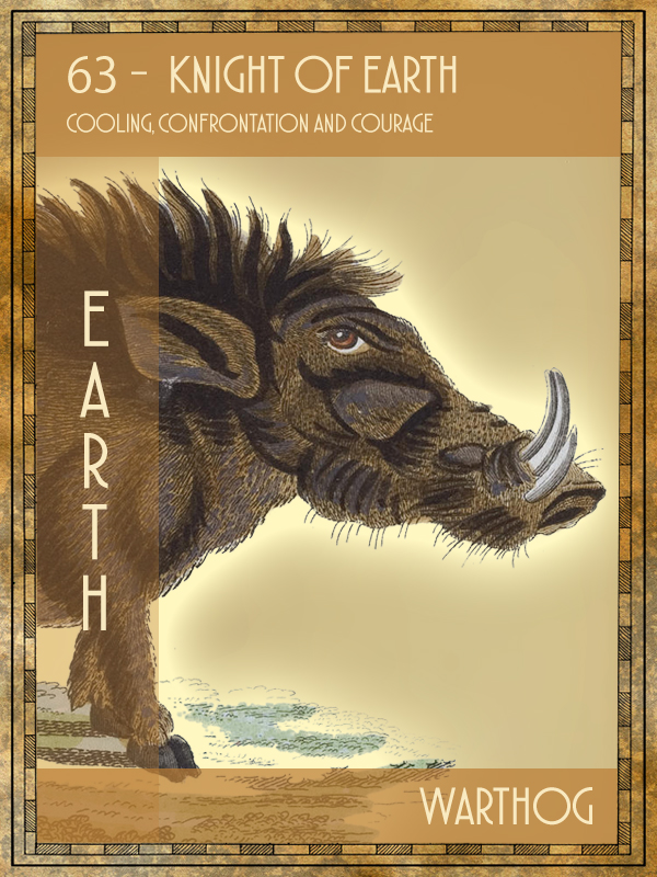 Animal Tarot Warthog