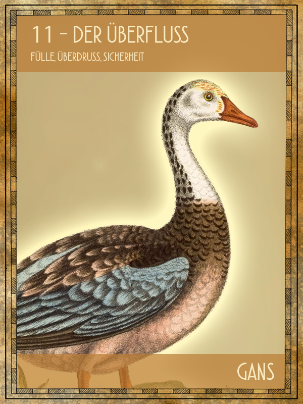 Gans Tiertarot Gans
