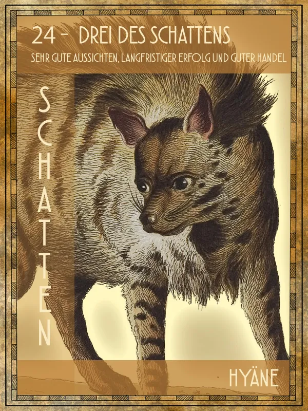 Tiertarot Hyäne