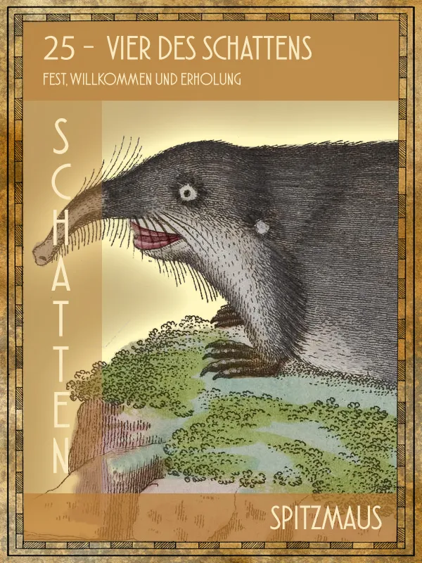 Tiertarot Spitzmaus