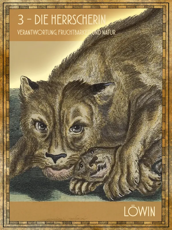 Tiertarot Löwin