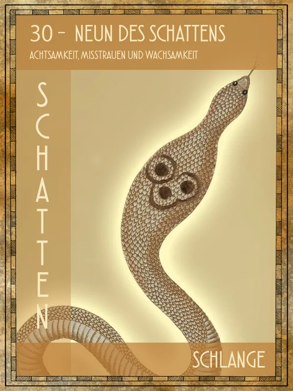 Tiertarot Schlange