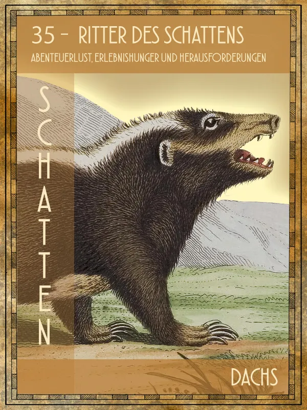 Tiertarot Dachs
