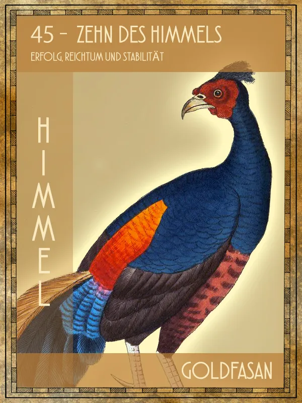 Tiertarot Goldfasan
