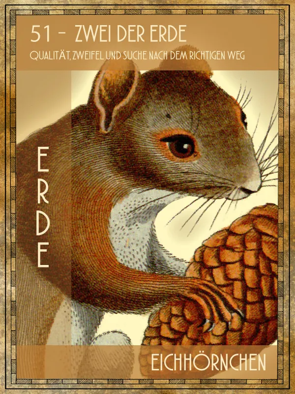 Tiertarot Eichhörnchen