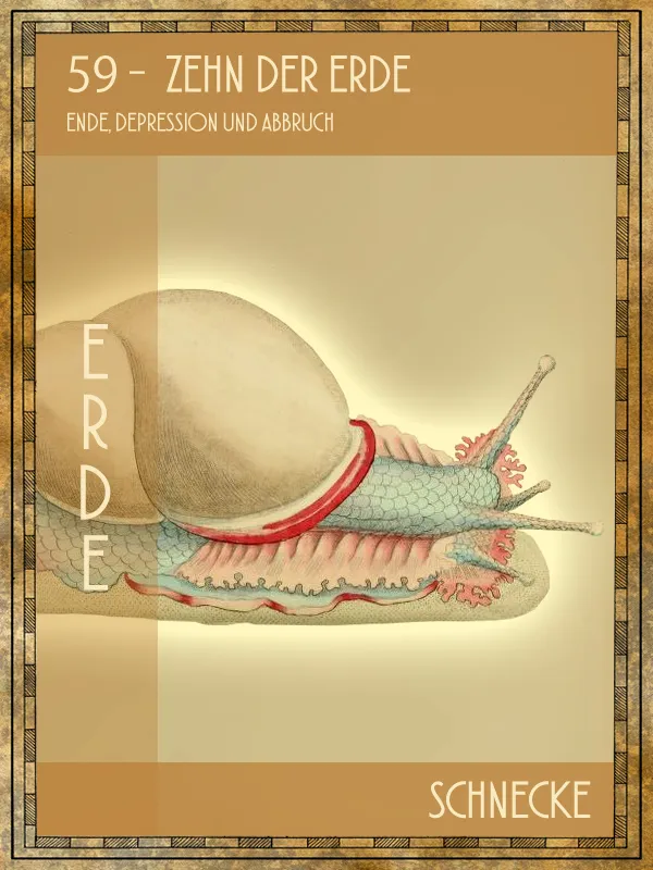 Tiertarot Schnecke
