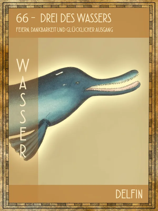 Tiertarot Delphin