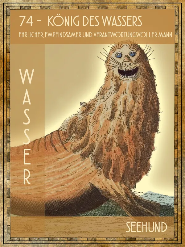 Tiertarot Seehund