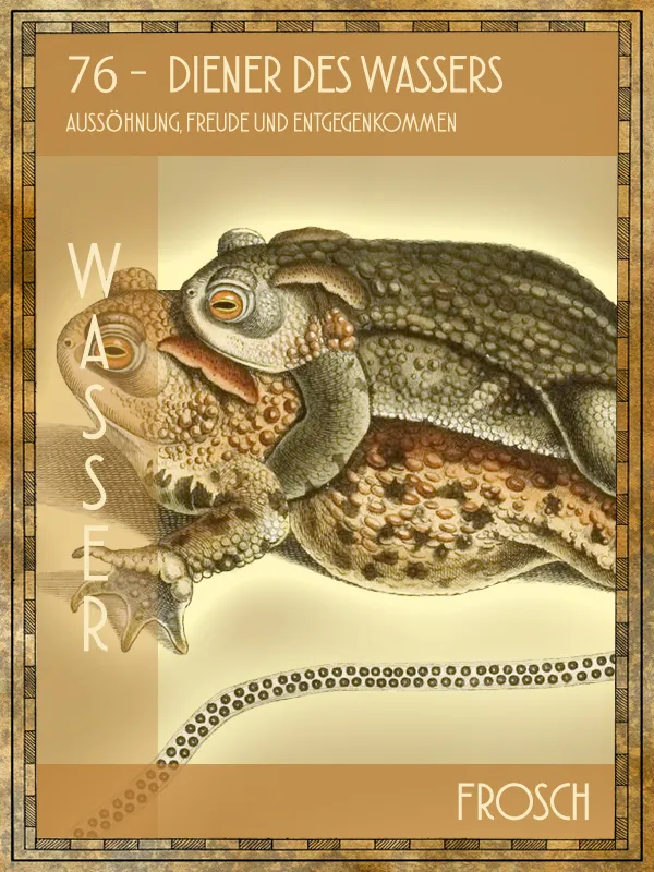 Tiertarot Frosch