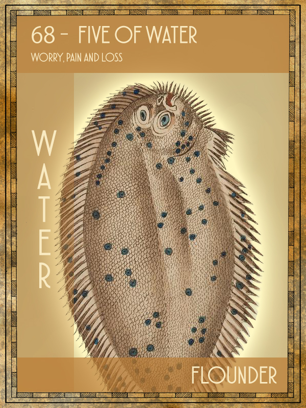 Animal Tarot Card:  Flounder
