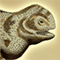 Animal Tarot Horned lizard