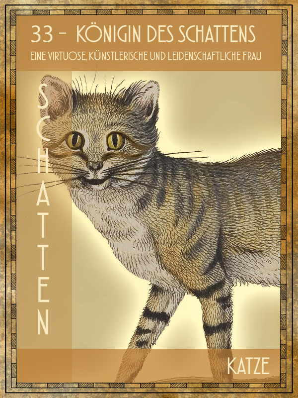 Tiertarot Karte:  Katze